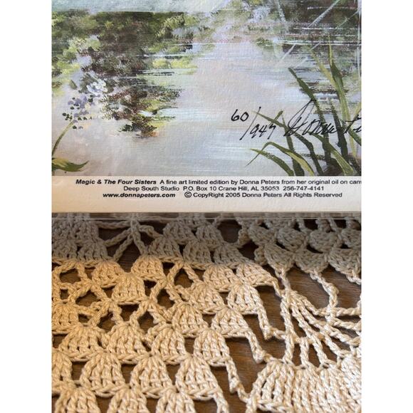 Donna Peters Numbered Signed Maritime Fine Art Print Magic & the Four Sisters - Picture 4 of 7